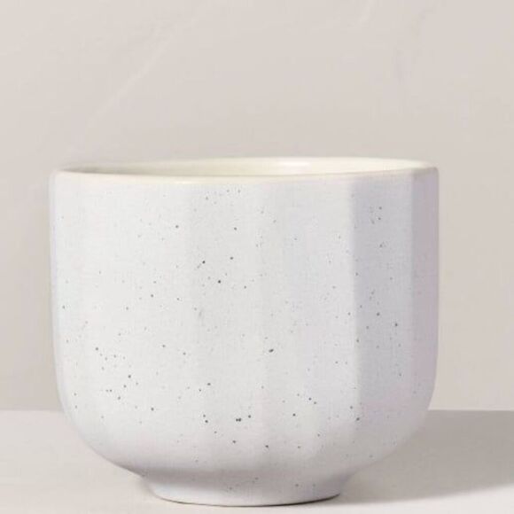 Hearth & Hand Speckled Ceramic 6 ounce Salt scented Candle - Picture 4 of 6